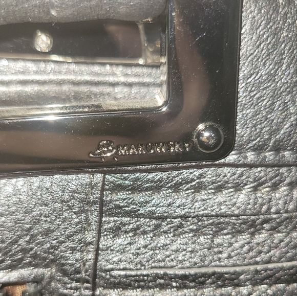 B. Makowsky Elegant Silver Women's Shoulder Bag - Picture 3 of 13
